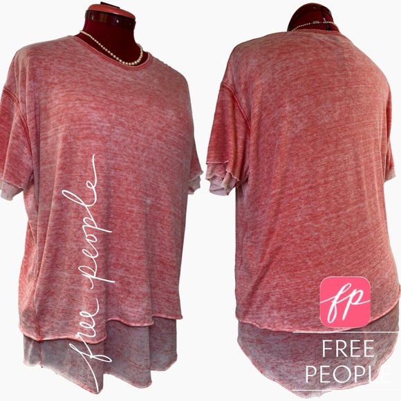 FREE PEOPLE Tshirt Top Cloud 9 - Picture 1 of 9